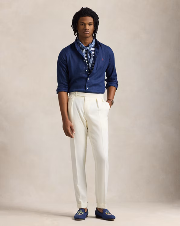 Slim Fit Linen Shirt