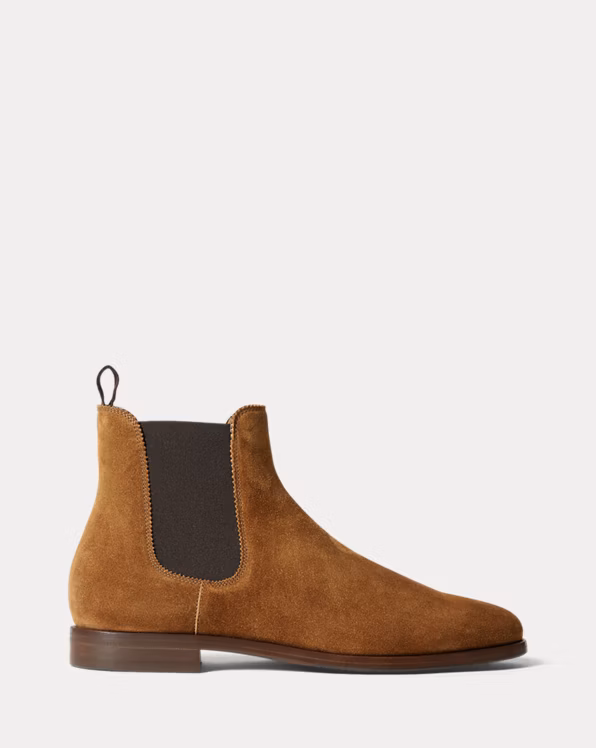 Grantly Calf-Suede Chelsea Boot