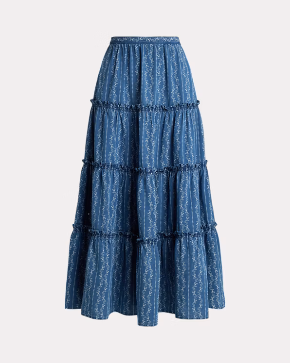 PRL x Naiomi Glasses Floral Maxiskirt