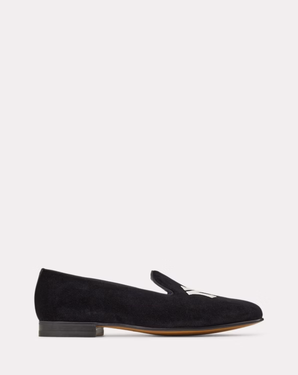 Ralph Lauren Yankees Velvet Slipper