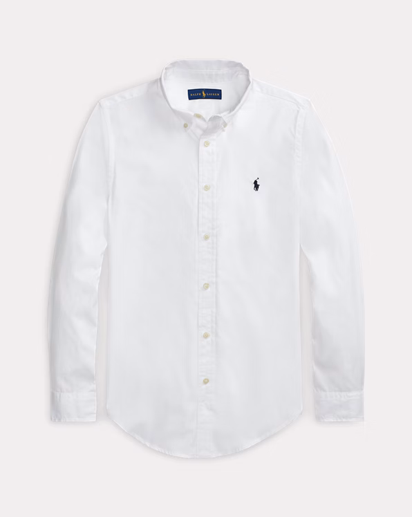 Custom Fit Cotton Oxford Shirt