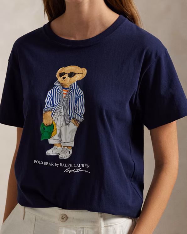 Polo Bear Cotton Jersey T-Shirt