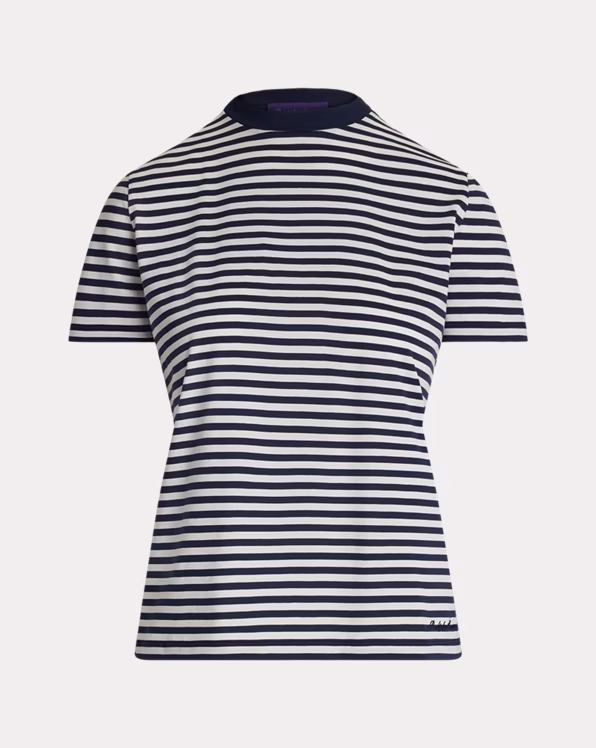 Hallie Striped Cotton Jersey Tee