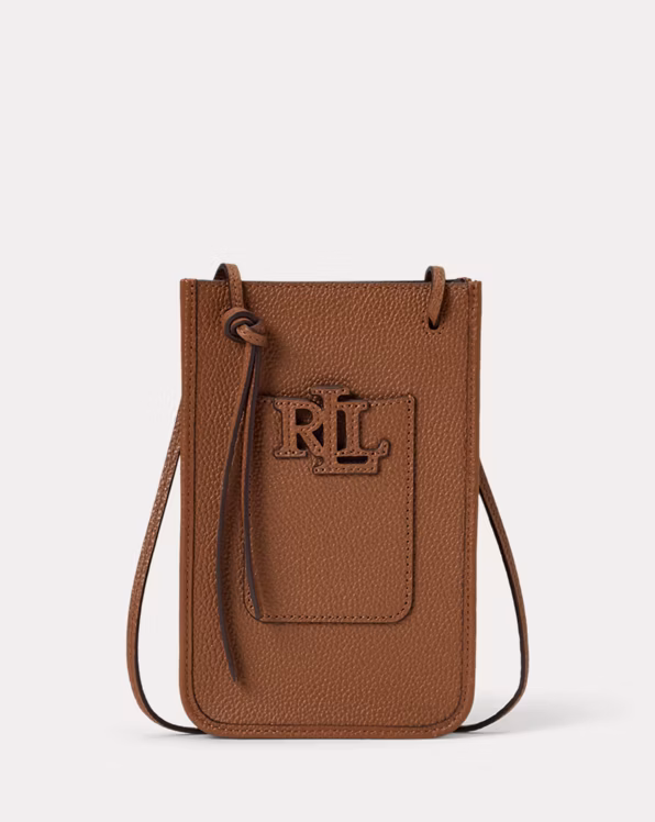 Pebbled Cameryn Crossbody Tech Case