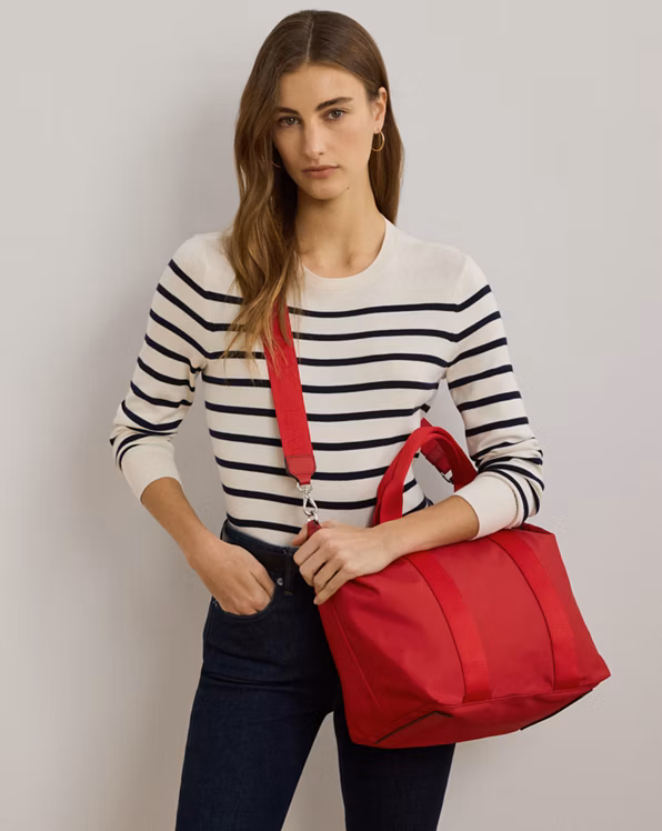 Nylon Extra-Large Stevie Zip Tote Bag