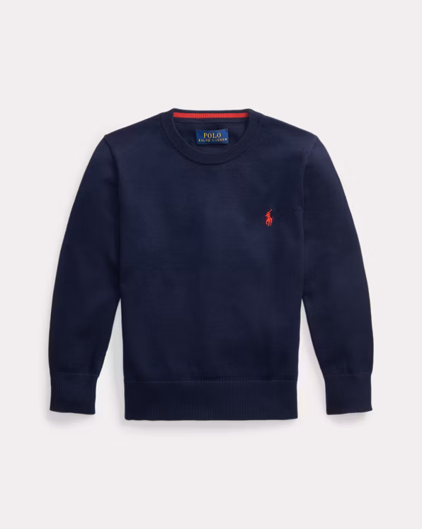 Cotton Crewneck Jumper