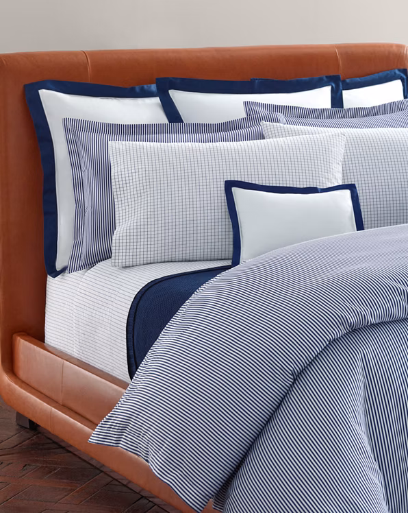 Cotton Shirting Stripe Sham