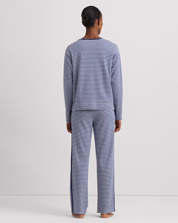Logo Striped Interlock Pyjama Set