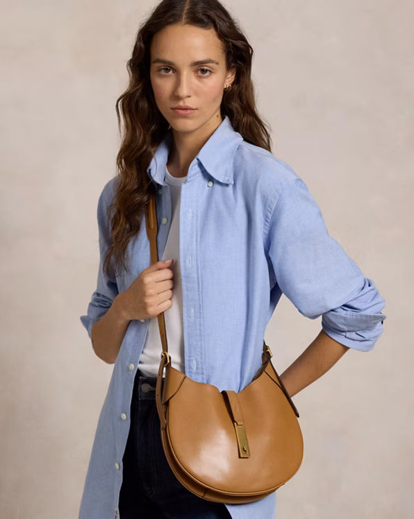 Polo ID Leather Small Shoulder Bag