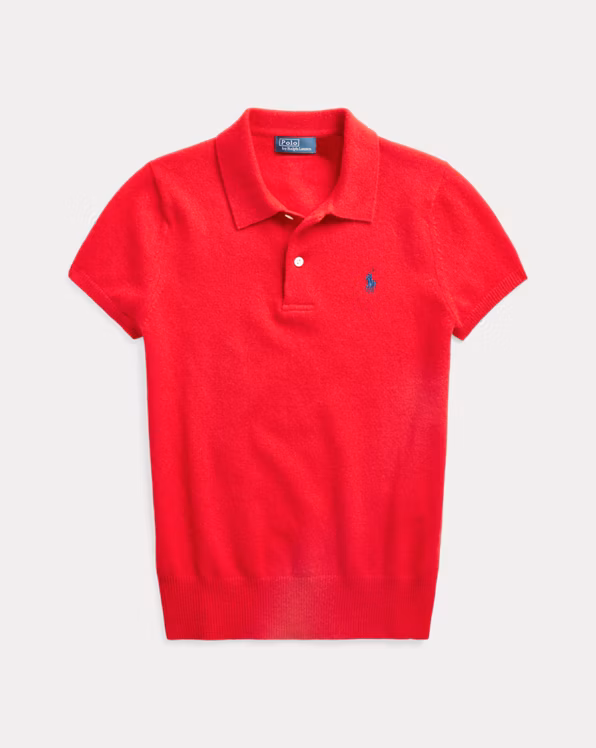Slim Fit Cashmere Polo Shirt