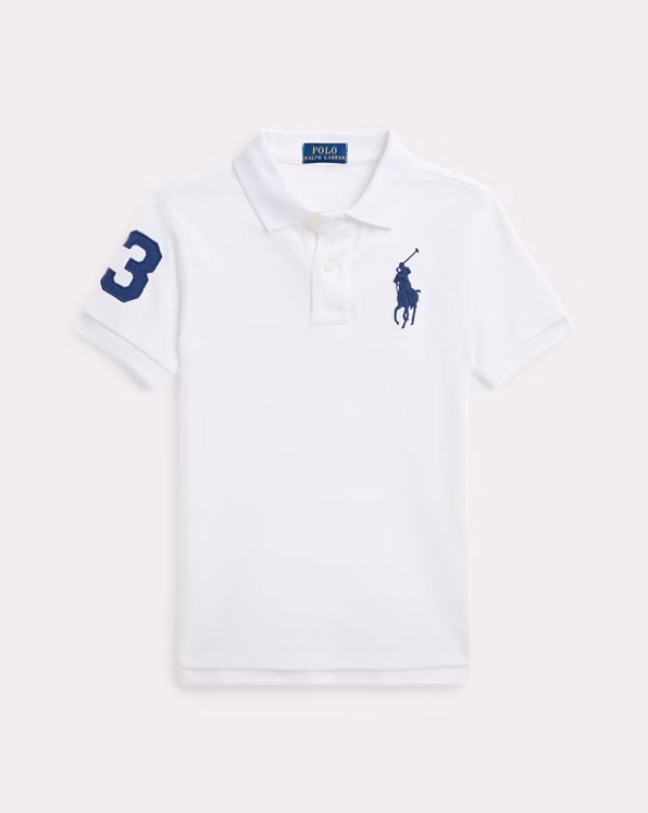 Big Pony Cotton Mesh Polo Shirt