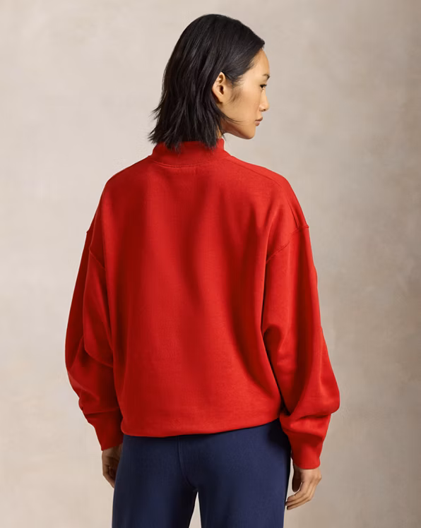 Logo Fleece Mockneck