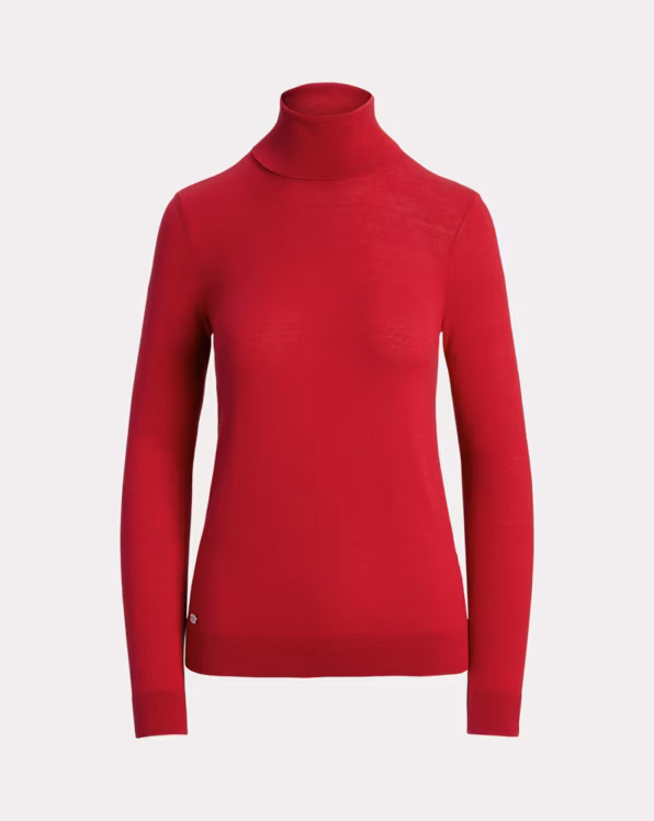 Silk-Blend Roll Neck Jumper
