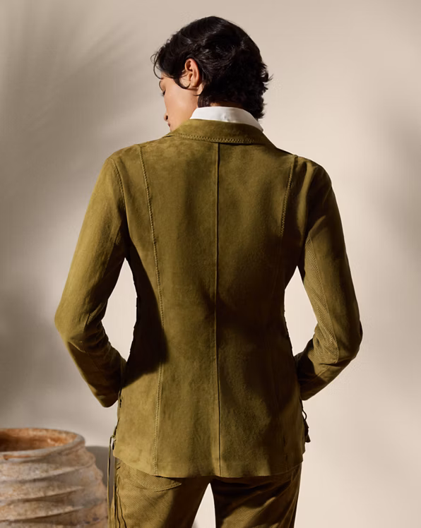 Jessamine Lamb-Suede Jacket