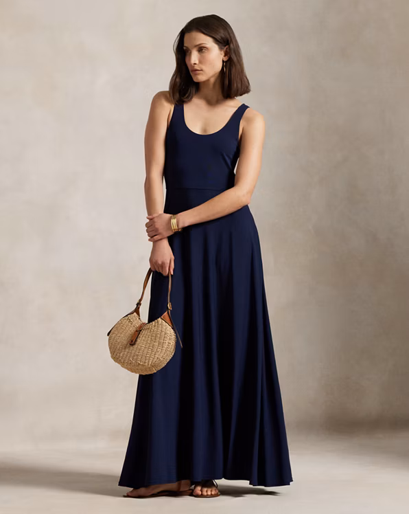 Scoopneck Jersey Dress