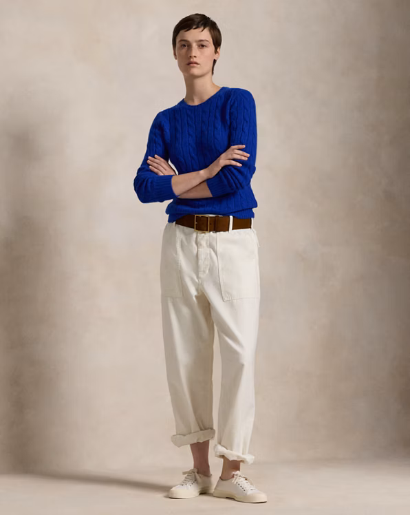 Cable-Knit Cashmere Jumper