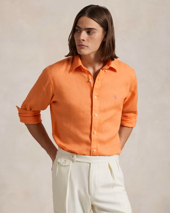 Slim Fit Linen Shirt