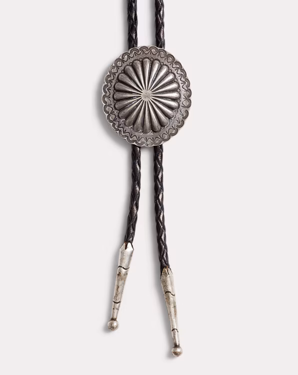 Braided Leather Bolo Tie