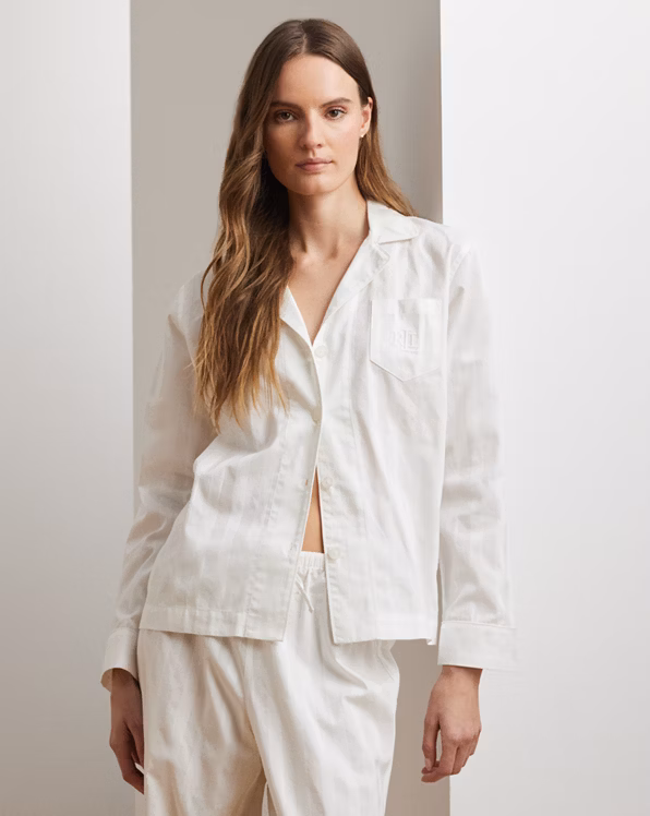 Shadow Stripe Cotton Sleep Set