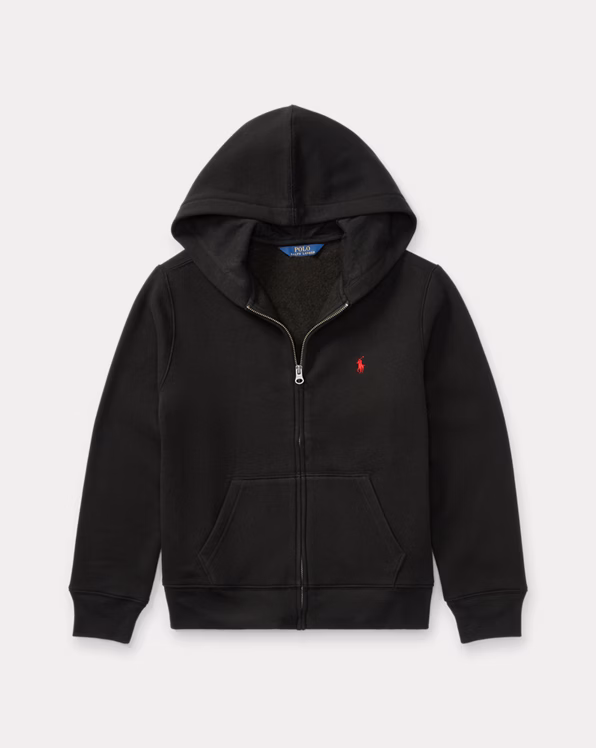Cotton-Blend-Fleece Hoodie