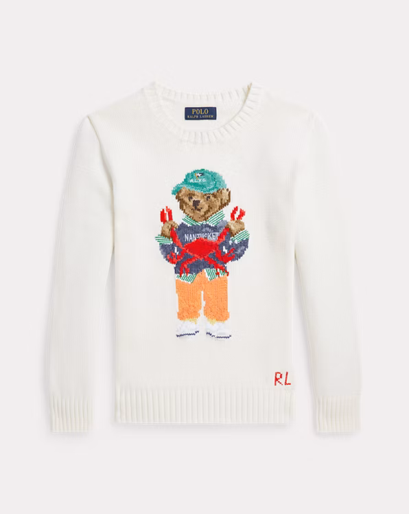 Polo Bear Cotton Jumper