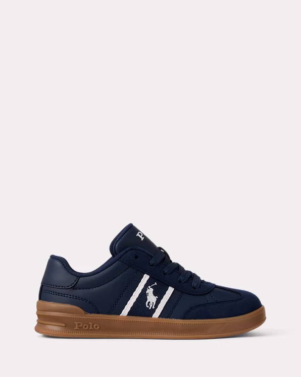Heritage Court III Faux-Leather Trainer
