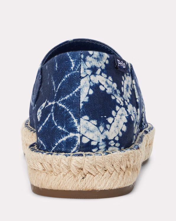Cevio Scenic-Print Canvas Espadrille