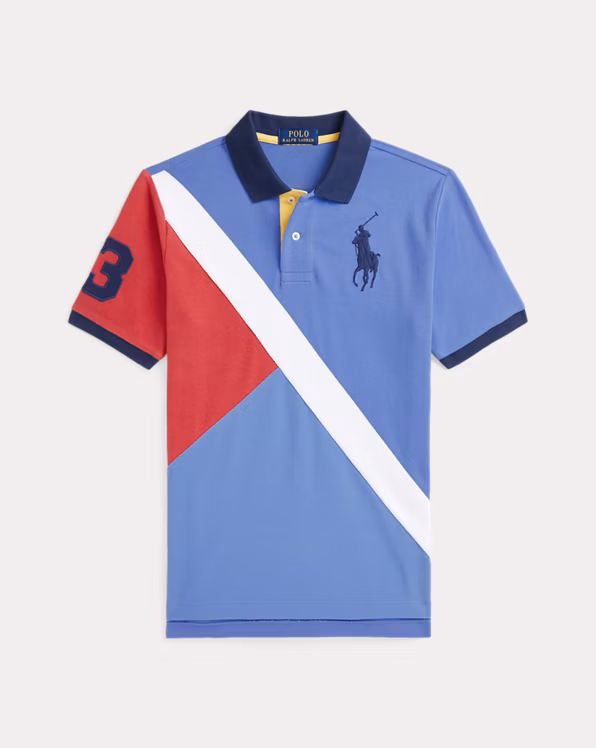 Big Pony Cotton Mesh Polo Shirt