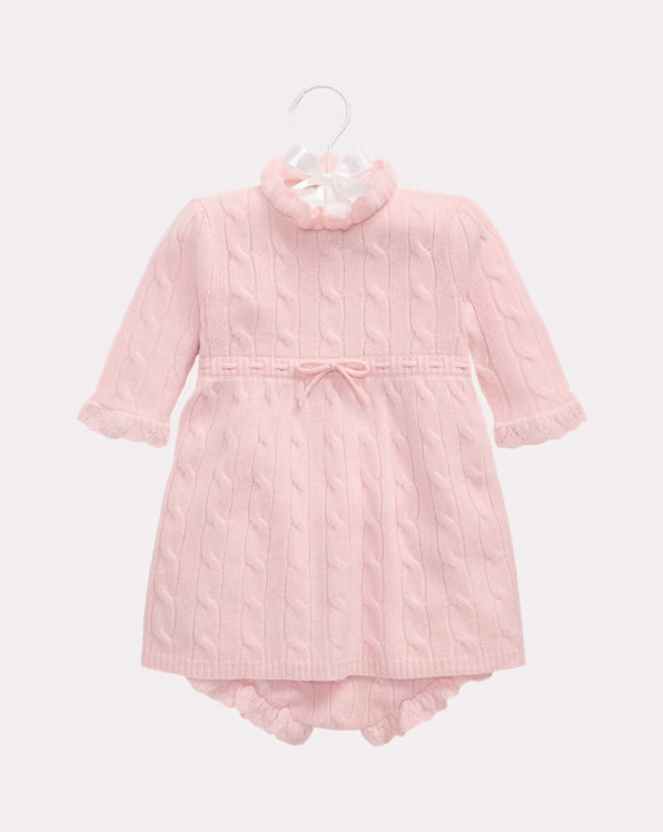 Cable-Knit Cashmere Dress & Bloomer