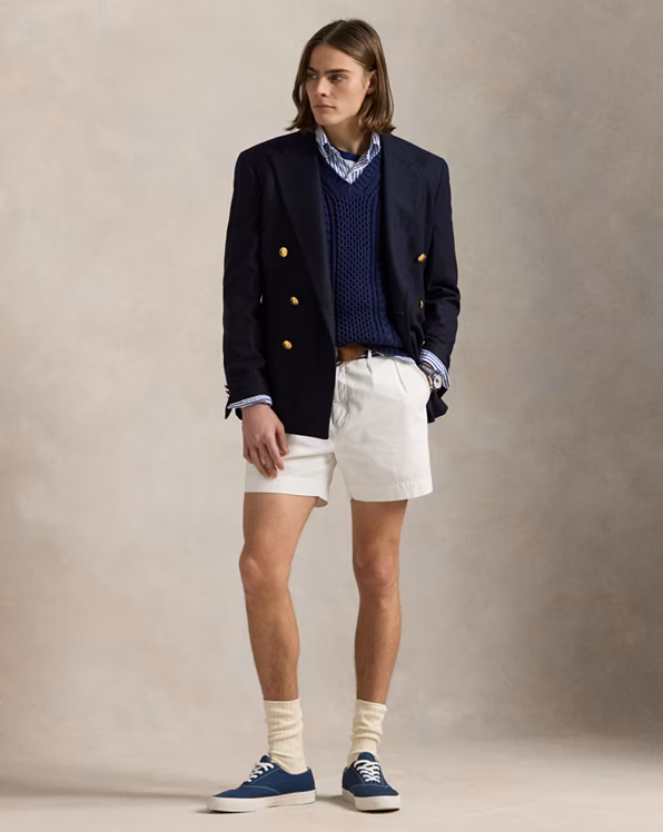 Aran-Knit Cotton Sleeveless Jumper