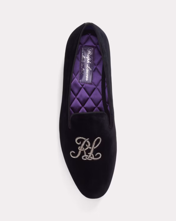 Alonzo Bullion Velvet Slipper