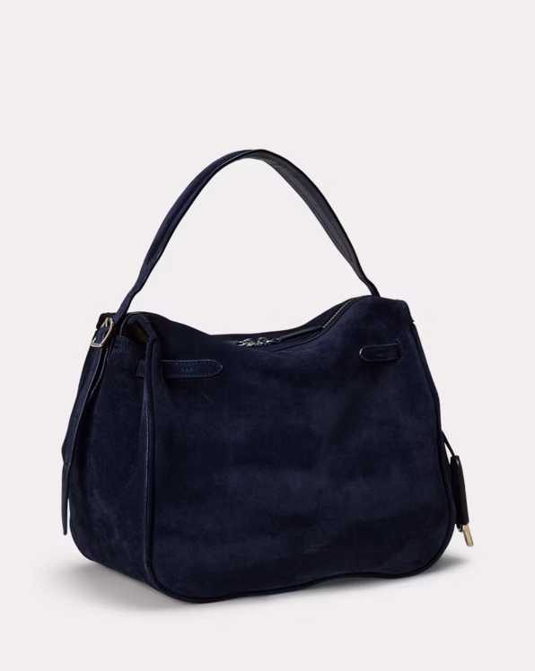 Polo ID Suede Satchel