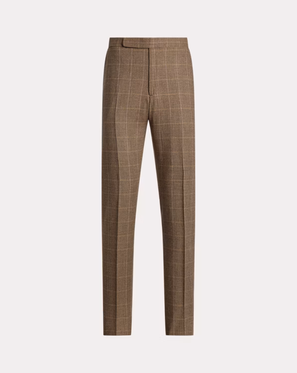 Gregory Handmade Glen Plaid Suit Trouser