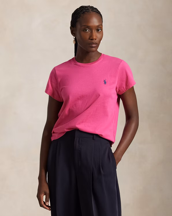 Cotton Jersey Crewneck T-Shirt