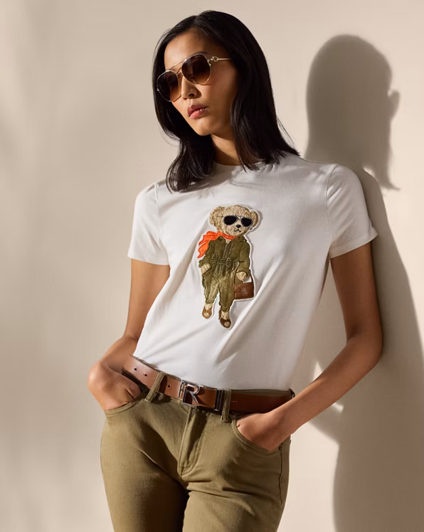 Aviator Polo Bear Cotton Tee