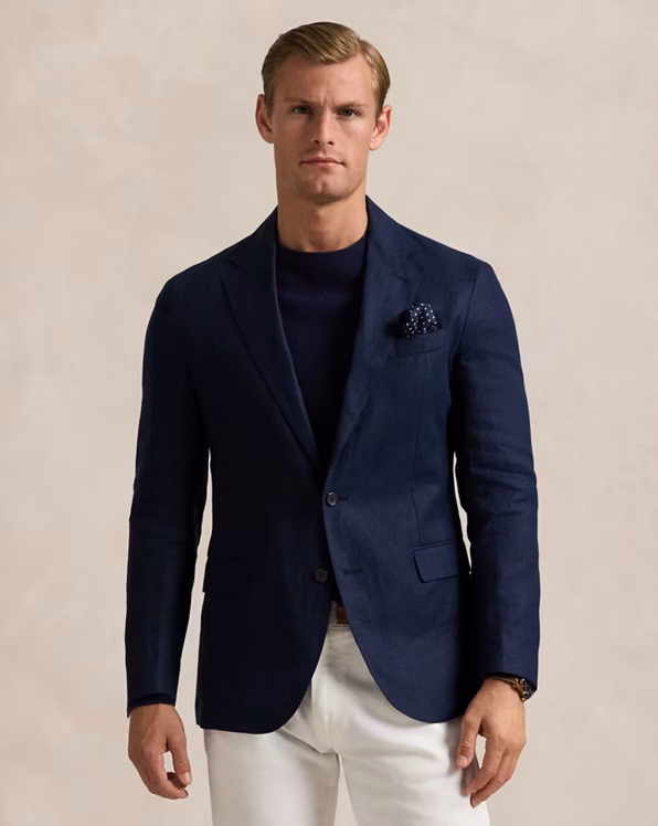 Polo Soft Tailored Linen Suit Jacket