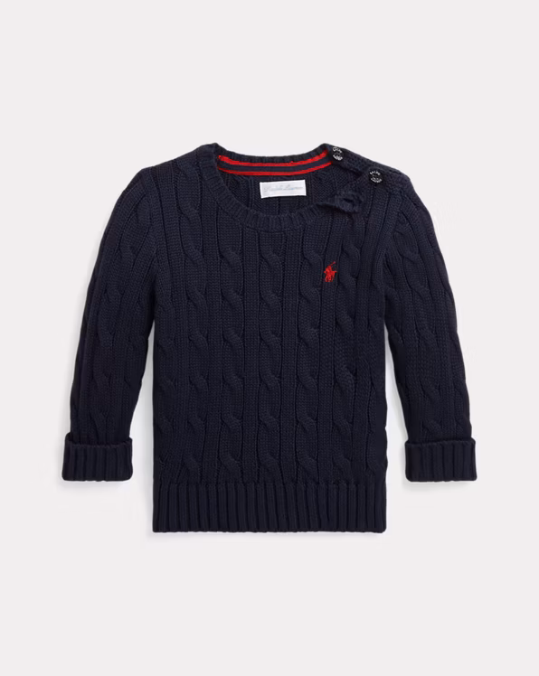 Cable-Knit Cotton Jumper