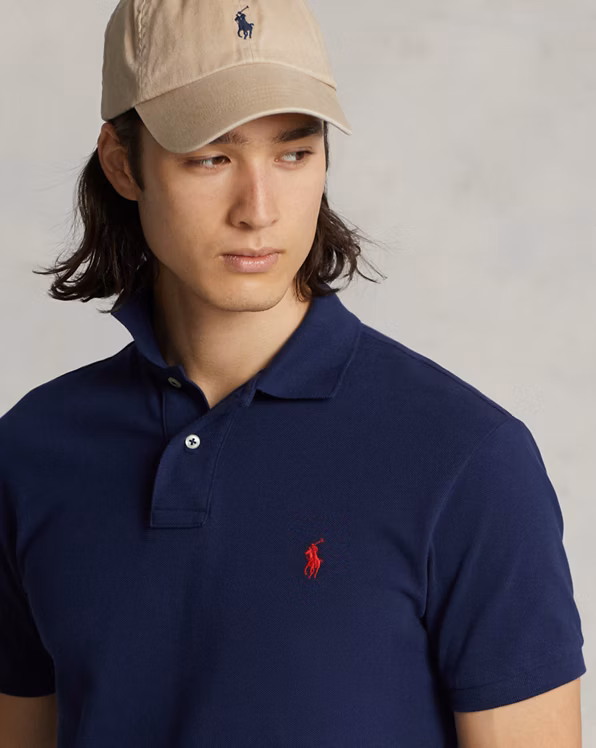 Classic Fit Mesh Polo Shirt