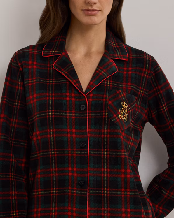 Plaid Fleece Sleep Set