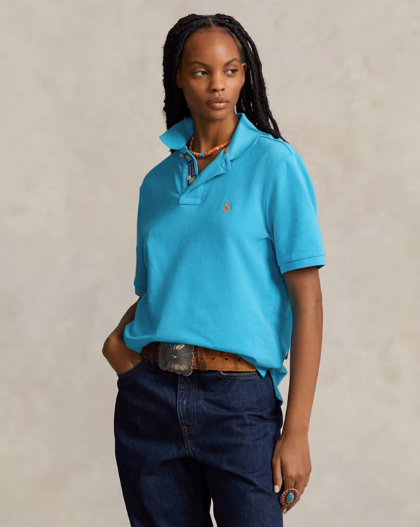 PRL x Naiomi Glasses Mesh Polo Shirt