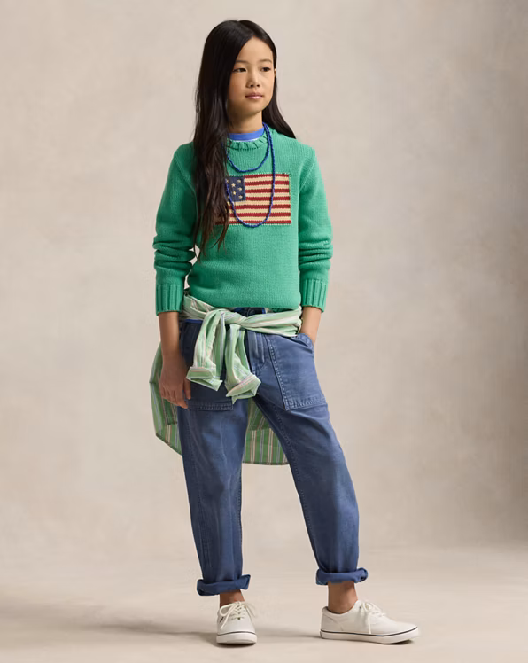 Reverse-Sateen Trouser