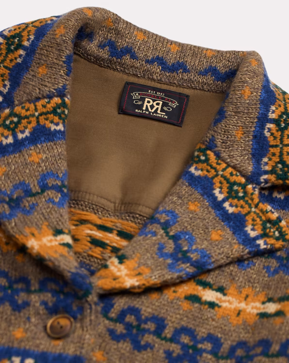 Fair Isle Jacquard Jumper Jacket