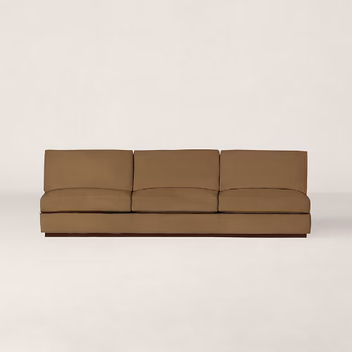 Desert Modern Three-Seat Armless Sofa