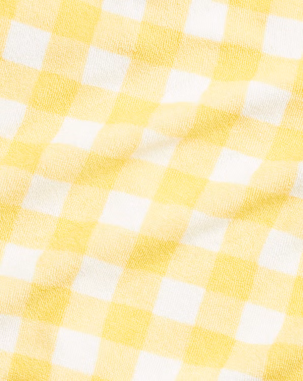 Gingham Terry Polo Shirt & Short Set