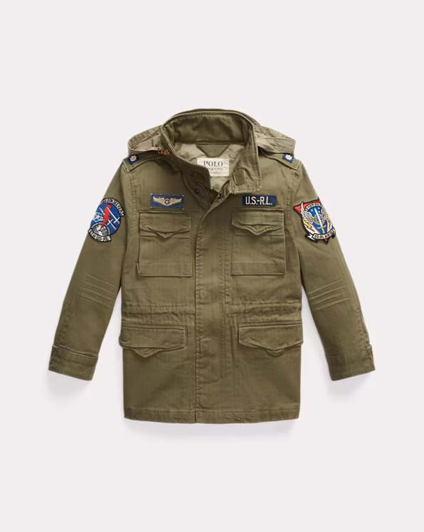 Cotton Herringbone Field Jacket