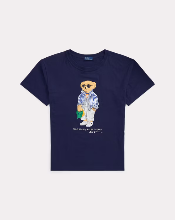 Polo Bear Cotton Jersey T-Shirt