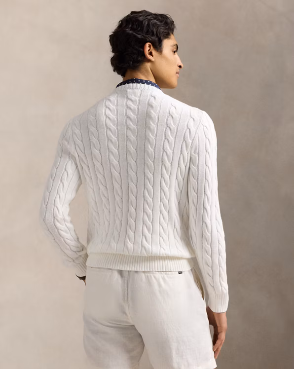Cable-Knit Cotton Jumper