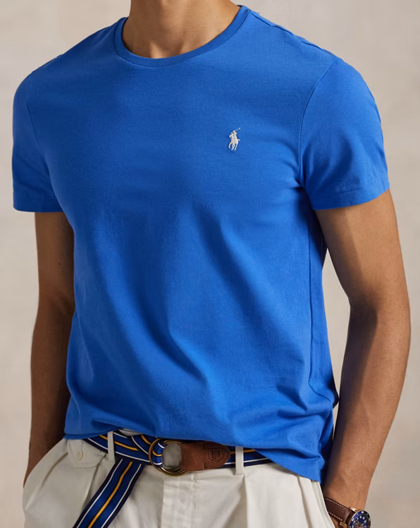 Custom Slim Fit Jersey Crewneck T-Shirt