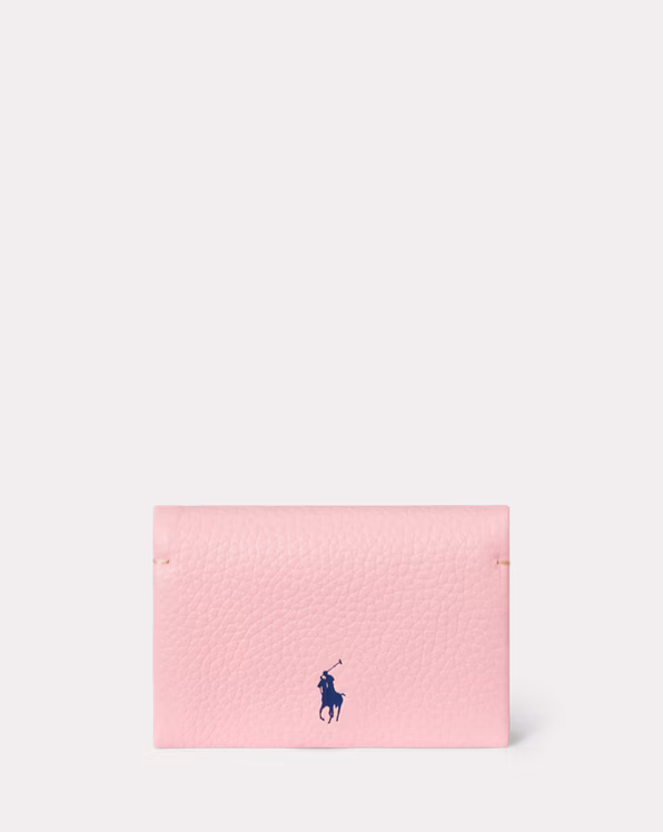 Polo Play Leather Snap Card Case