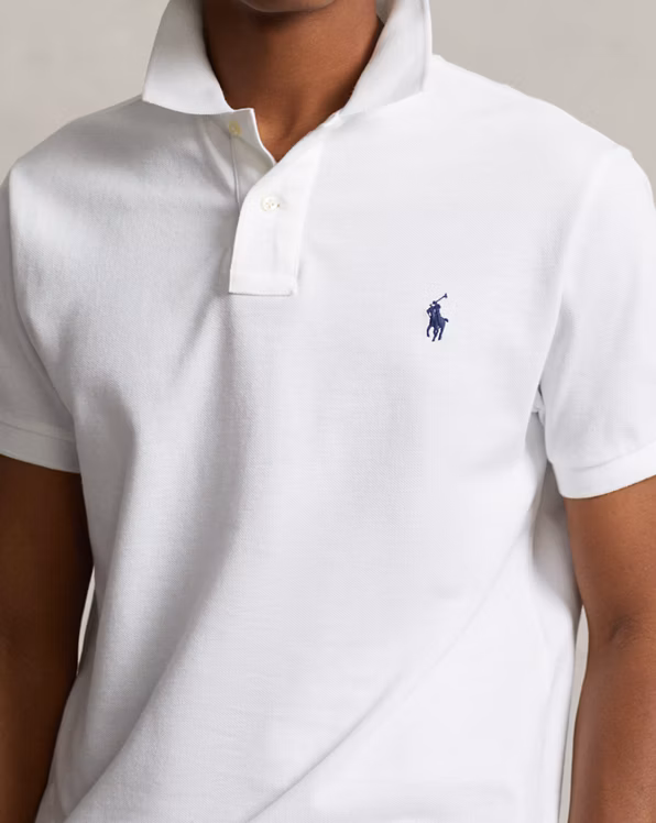 Slim Fit Mesh Polo Shirt